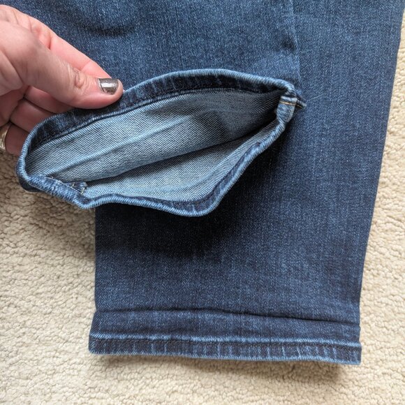 7 For All Mankind High Waist Josefina Straight Leg Stretch Jeans Women's 31 x 27 - Picture 9 of 13